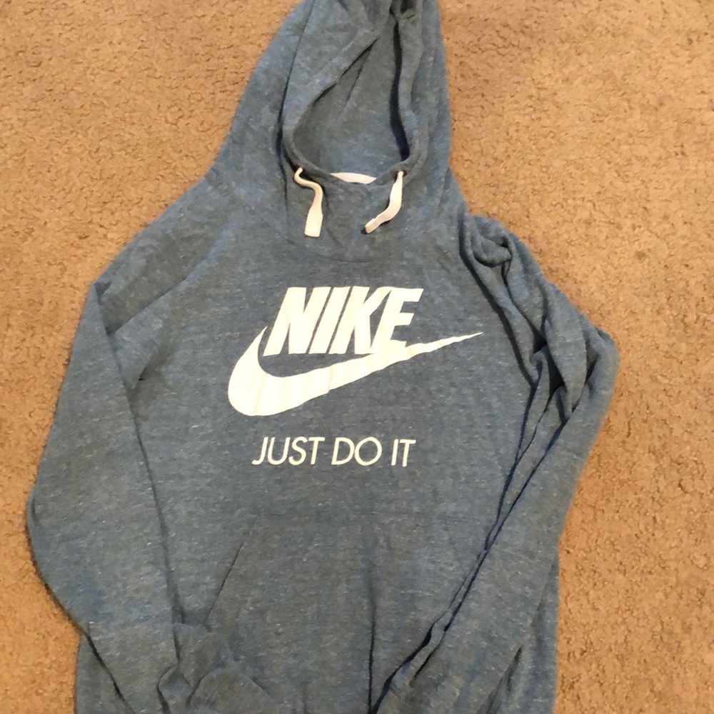 Blue Nike hoodie